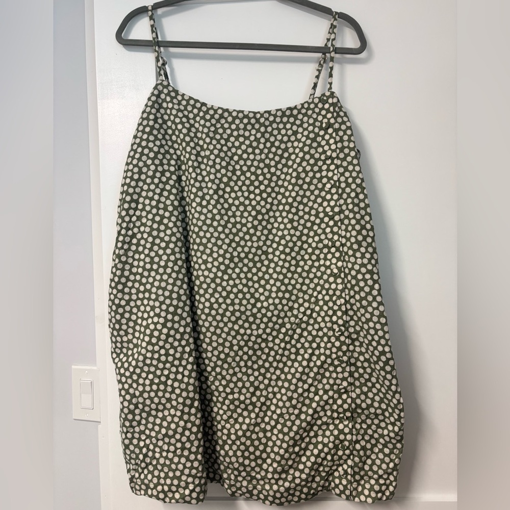 Abercrombie and Fitch Green Polka Dot Women's Dress